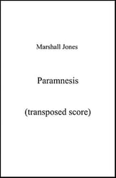 Paramnesis Orchestra sheet music cover